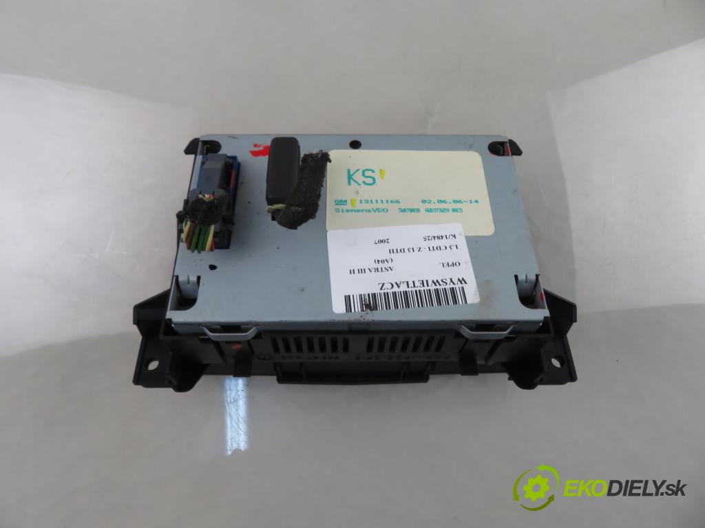 OPEL ASTRA H (A04) HB 2007 66,00 1.3 CDTI 90 - Z 13 DTH 1248,00 ZOBRAZIT: 13111166 ; 13111166KS