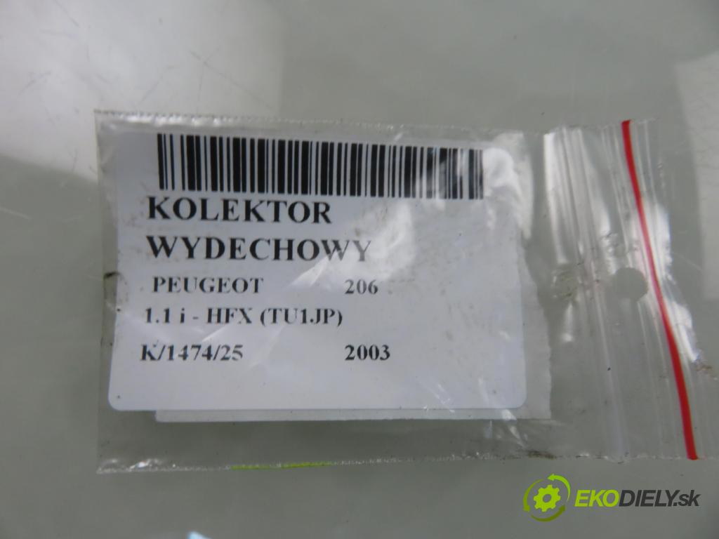 PEUGEOT 206 liftback (2A/C) HB 2003 440,00 1.1 i - HFX (TU1JP) 1124,00 Potrubie VYČERPAT: 9636962310 (Výfukové potrubie)
