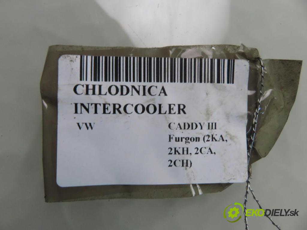 VW CADDY III Furgon (2KA, 2KH, 2CA, 2CH) FURGON 2007 77,00 1.9 TDI - BLS 1896,00 chladič intercooler