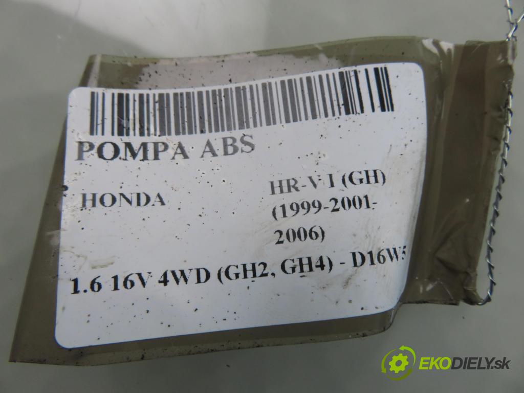HONDA HR-V (GH) CROSSOVER 2004 91,00 1.6 16V 4WD (GH2, GH4) - D16W5 1590,00 Pumpa ABS A409800189 ; X2T34576T ; AC051192381 (Pumpa ABS)