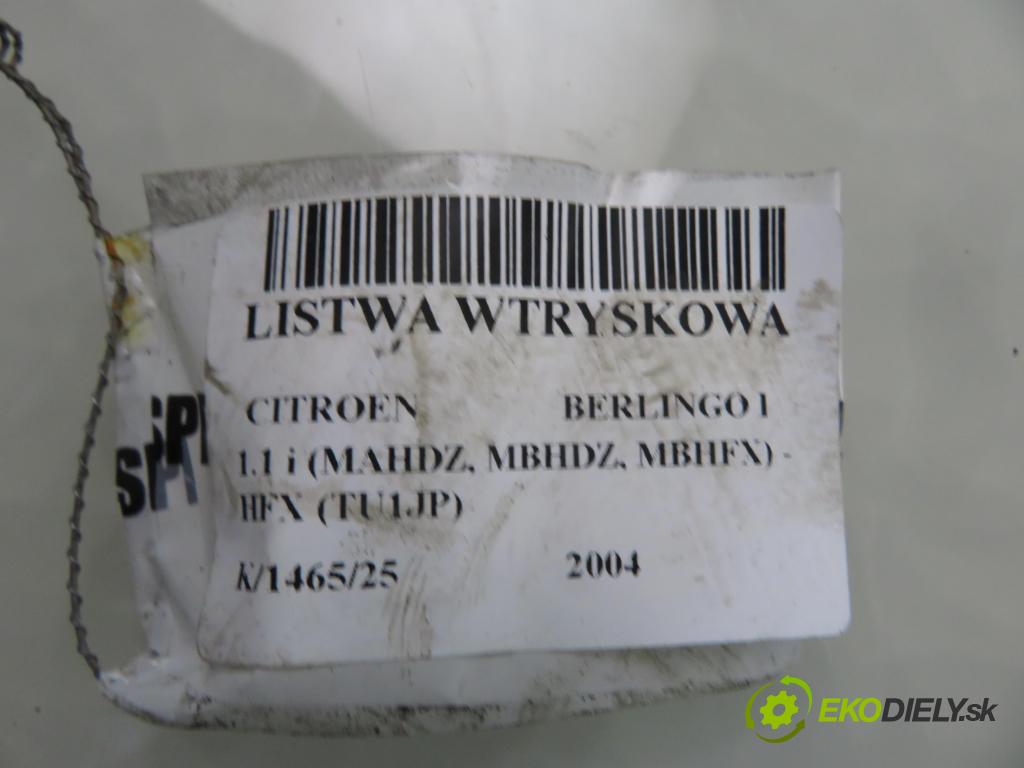 CITROEN BERLINGO FIRST Skrzynia (M_) FURGON 2004 44,00 1.1 i (MAHDZ, MBHDZ, MBHFX) - HFX (TU1JP) 1124,00 Lišta vstrekovacia 0280156025 ; 9628982980D (Vstrekovacia lišta)