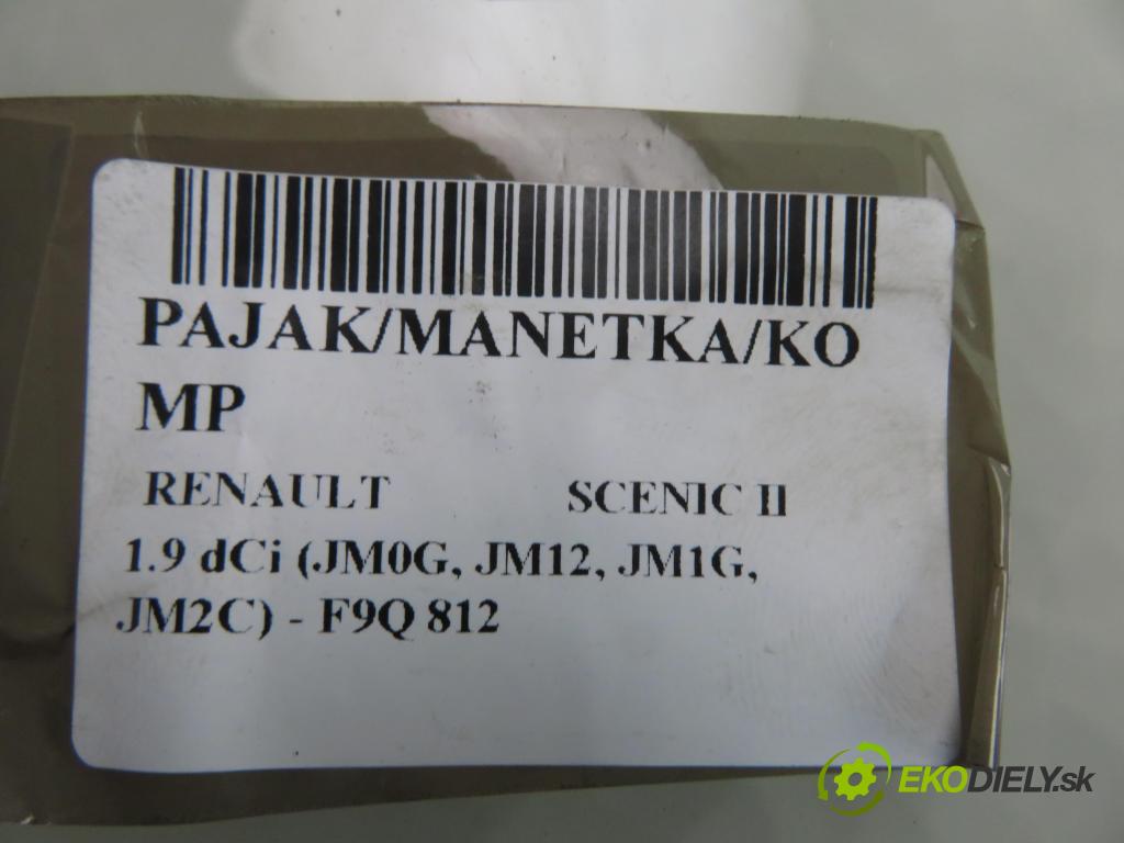 RENAULT SCENIC II (JM0/1_) MINIVAN 2004 88,00 1.9 dCi 120 - F9Q 812 1870,00 PAKA/ŘAZENÍ/SADA: 8200127727