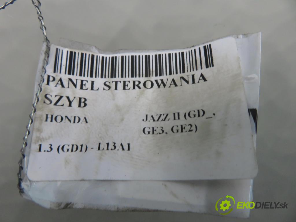 HONDA JAZZ II (GD_, GE3, GE2) HB 2004 61,00 1.3 (GD1) - L13A1 1339,00 Panel ovládaní oken 35750SAAG02M1