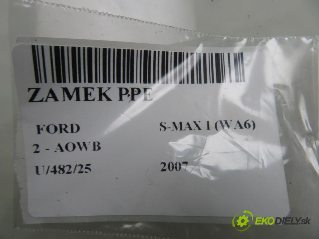FORD S-MAX (WA6) MINIVAN 2007 107,00 2 - AOWB 1999,00 zámok PPE 6M2AR21812AA