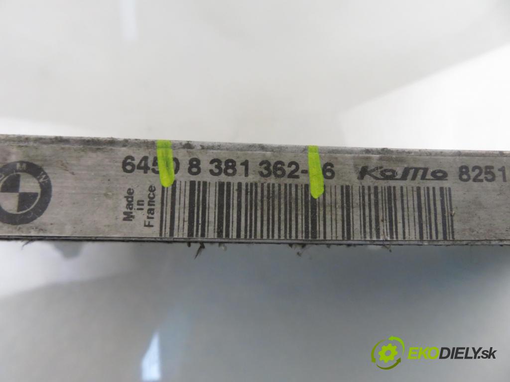 BMW 5 (E60) SEDAN 2004 130,00 525 d - M57 D25 177 (256D2) 2497,00 chladič klimatizácie 8381362 (Chladič klimatizácie)