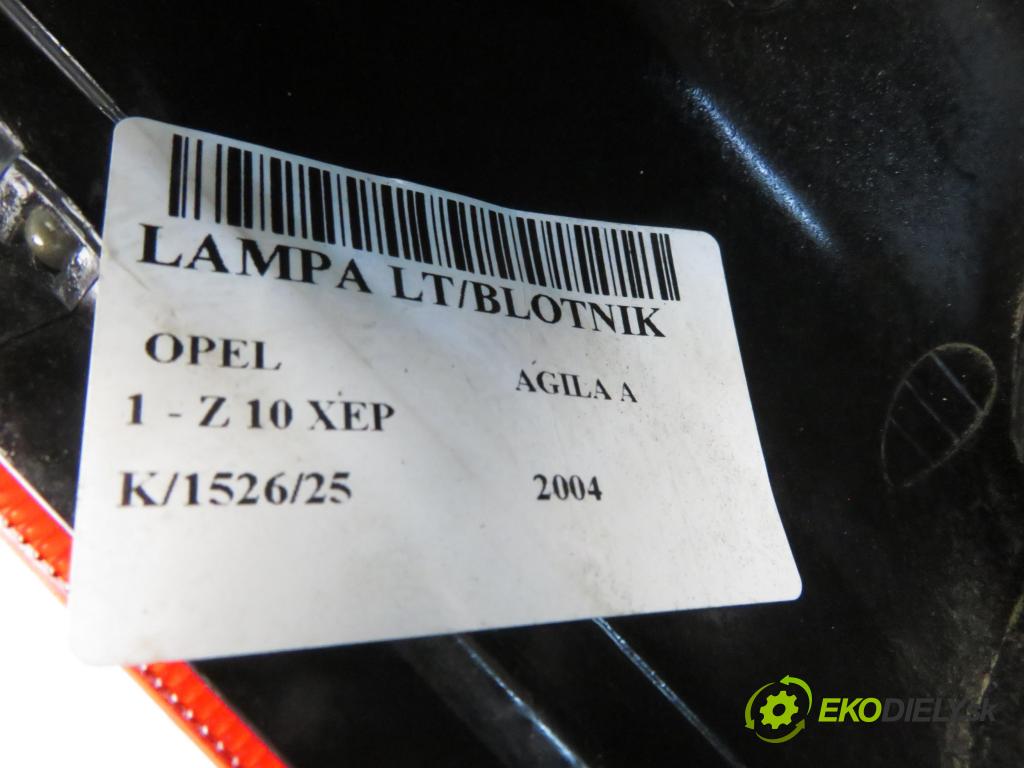 OPEL AGILA (A) (H00) HB 2004 44,00 1 - Z 10 XEP 998,00 světlo levé zadní