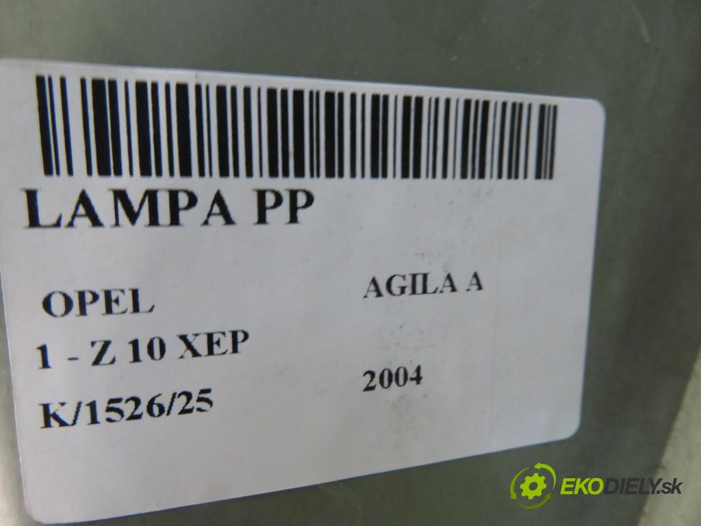 OPEL AGILA (A) (H00) HB 2004 44,00 1 - Z 10 XEP 998,00 světlo PP 09210934