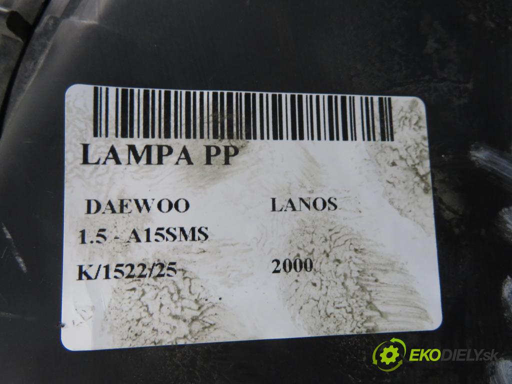 DAEWOO LANOS sedan (KLAT) SEDAN 2000 63,00 1.5 - A15SMS 1498,00 Svetlo PP