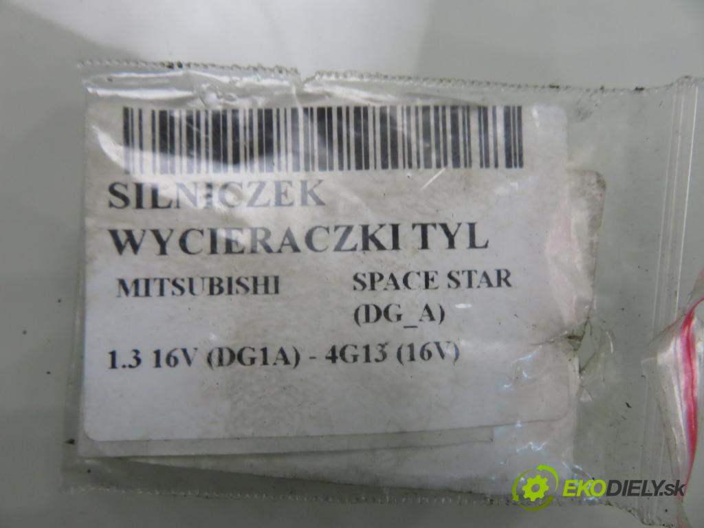 MITSUBISHI SPACE STAR nadwozie wielkoprzestrzenne (MPV) (DG_A) HB 1999 61,00 1.3 16V (DG1A) - 4G13 (16V) 1299,00 Motorček stierače zadné