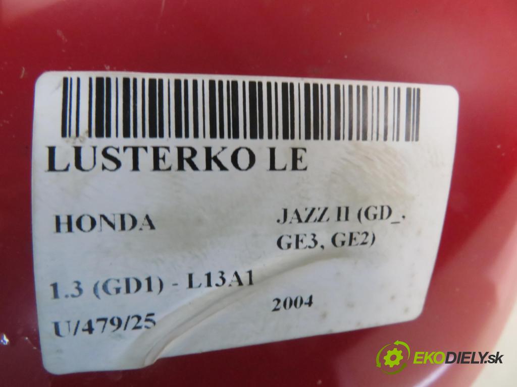 HONDA JAZZ II (GD_, GE3, GE2) HB 2004 61,00 1.3 (GD1) - L13A1 1339,00 zpětné zrcátko LE