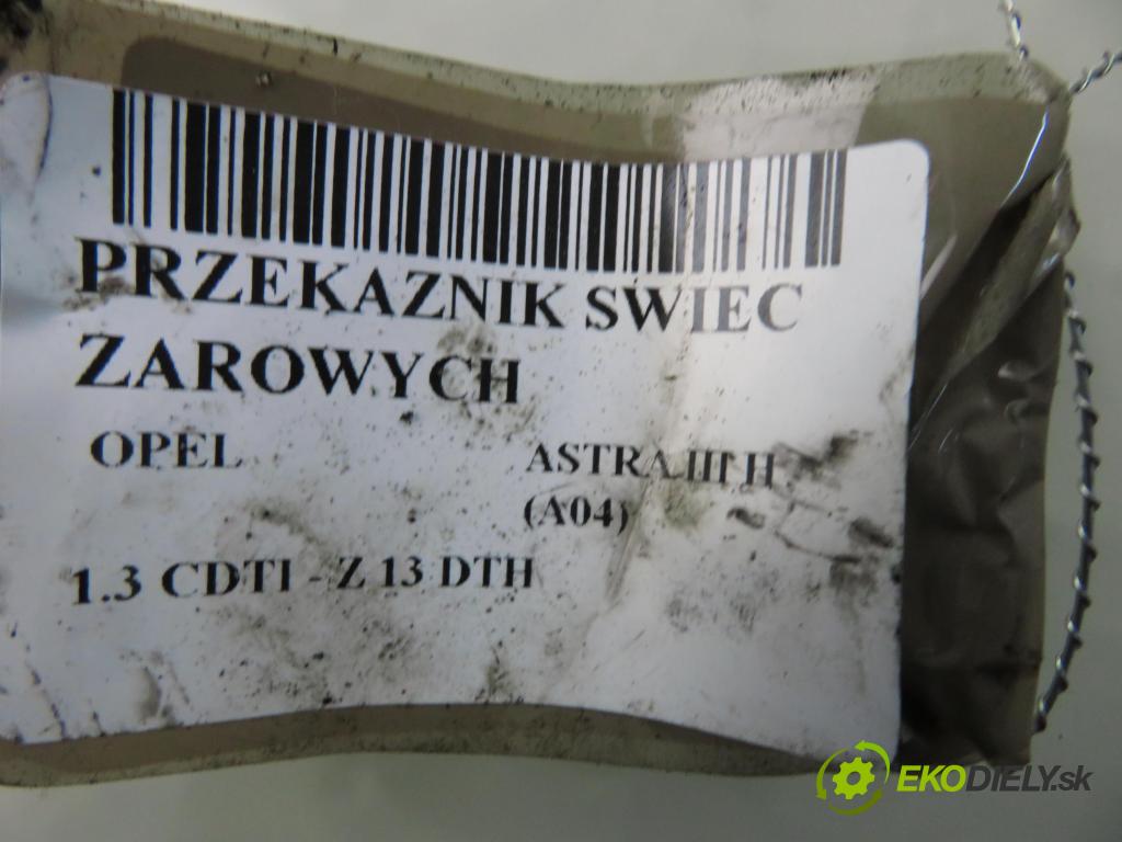 OPEL ASTRA H (A04) HB 2007 66,00 1.3 CDTI 90 - Z 13 DTH 1248,00 RELÉ: JÚN: 55353011 ; 51299014B