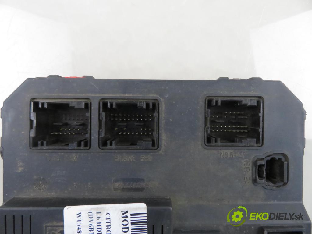 CITROEN BERLINGO FIRST Skrzynia (M_) FURGON 2007 55,00 1.6 HDI 75 (MB9HW) - 9HW (DV6BTED4) 1560,00 MODUL BSI 9657999680 ; S118055320F