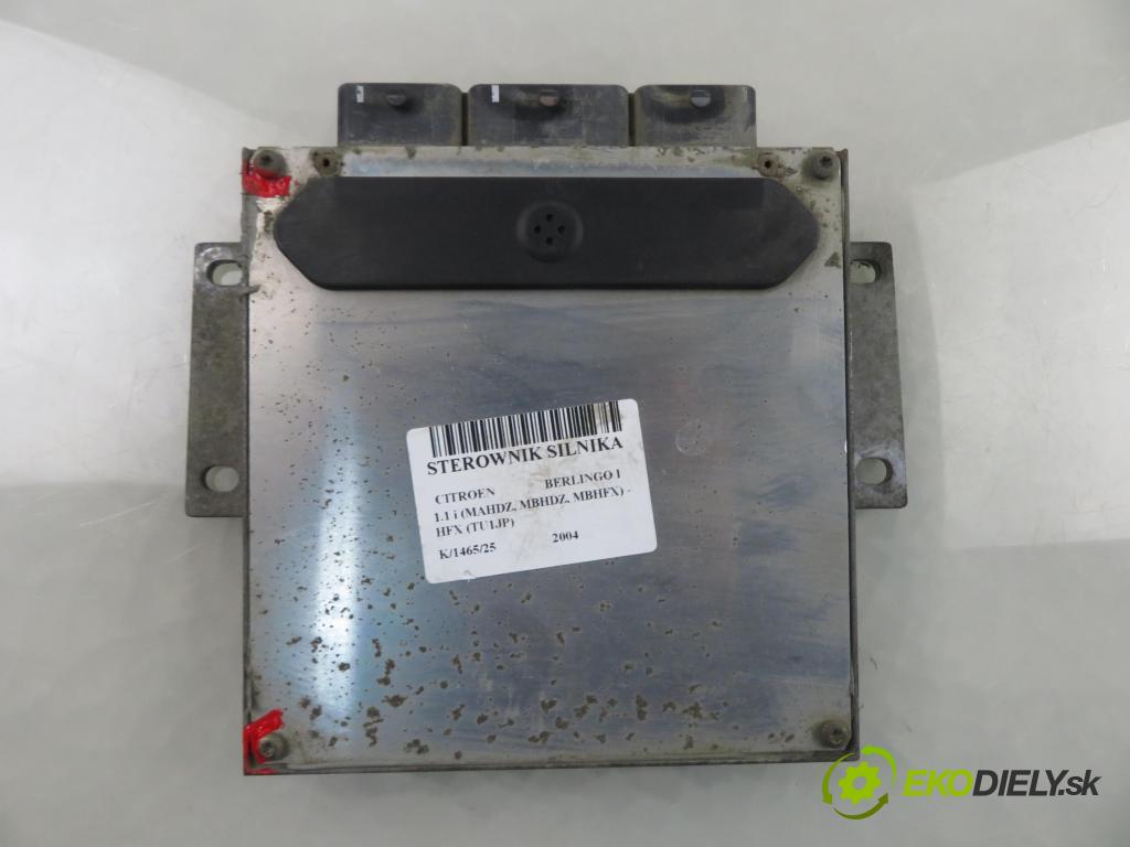 CITROEN BERLINGO FIRST Skrzynia (M_) FURGON 2004 44,00 1.1 i (MAHDZ, MBHDZ, MBHFX) - HFX (TU1JP) 1124,00 řídící jednotka motora IAW48P27F ; HW9645989480 ; SW9650573980