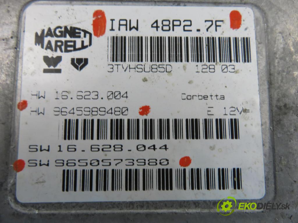 CITROEN BERLINGO FIRST Skrzynia (M_) FURGON 2004 44,00 1.1 i (MAHDZ, MBHDZ, MBHFX) - HFX (TU1JP) 1124,00 řídící jednotka motora IAW48P27F ; HW9645989480 ; SW9650573980