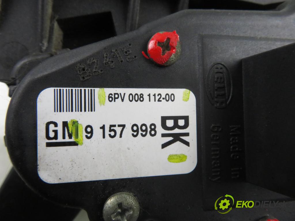 OPEL ASTRA G Kombi (T98) KOMBI 2001 55,00 1.7 DTI 16V - Y 17 DT 1686,00 Potenciometer plynu 9157998BK ; 6PV00811200 (Potenciometer plynového pedálu)