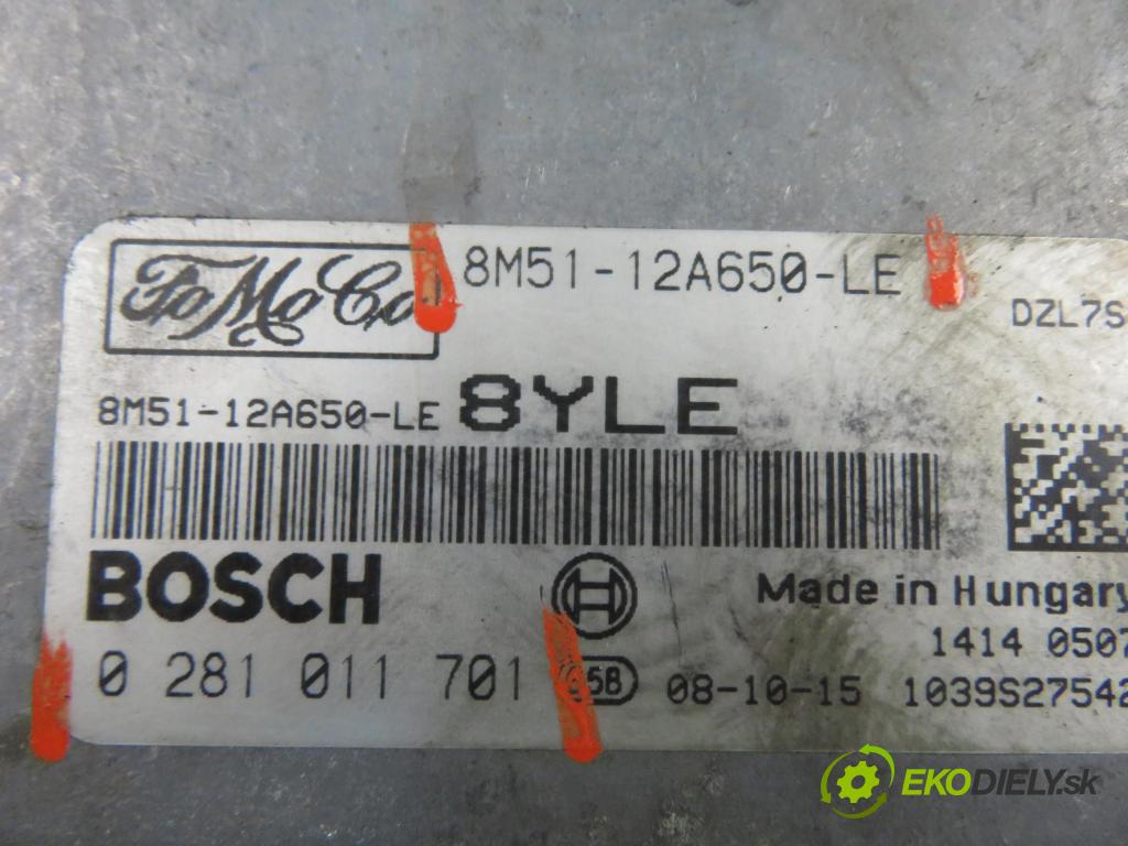 MAZDA 3 (BK) HB 2006 80,00 1.6 DI Turbo 109 - Y601 (PSA) 1560,00 Riadiaca jednotka Motor 0281011701 ; 8M5112A650LE