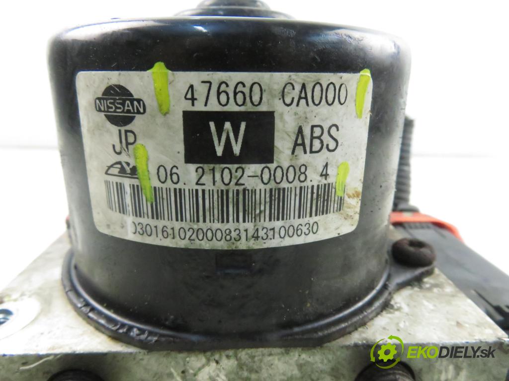 NISSAN MURANO I (Z50) SUV 2004 172,00 3.5 4x4 234 3498,00 Pumpa ABS 47660CA000 ; 06210200084 ; 06210901453 (Pumpa ABS)