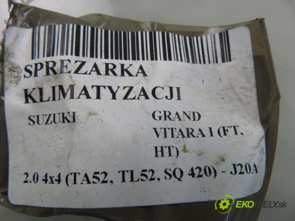 SUZUKI GRAND VITARA I (FT, HT) TERENOWY 2000 94,00 2.0 4x4 128 - J20A 1995,00 KOMPRESOR: klimatizace 9520170CF0 ; 8903216789 (Kompresor klimatizace)