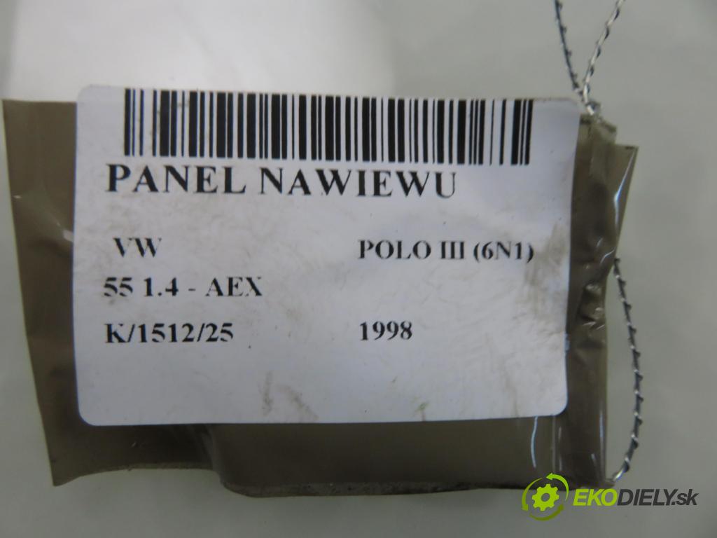 VW POLO (6N1) HB 1998 40,00 1.4 55 1390,00 Panel topení 1H0819045C ; 1H0820045C