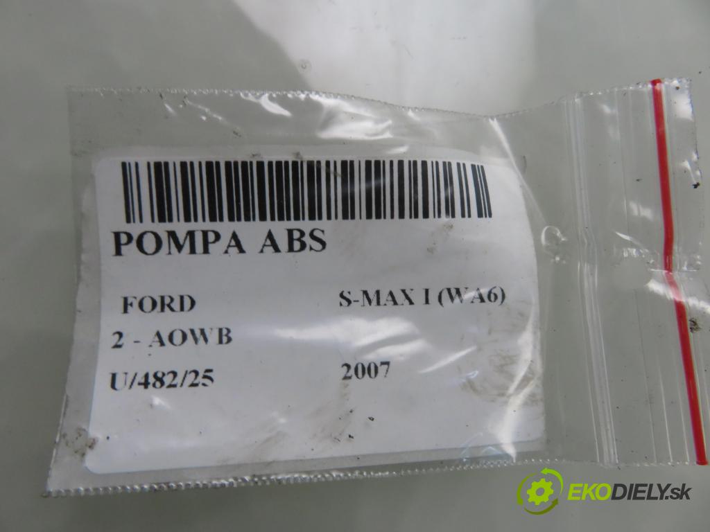 FORD S-MAX (WA6) MINIVAN 2007 107,00 2 - AOWB 1999,00 Pumpa ABS 6G912C405AH (Pumpa ABS)