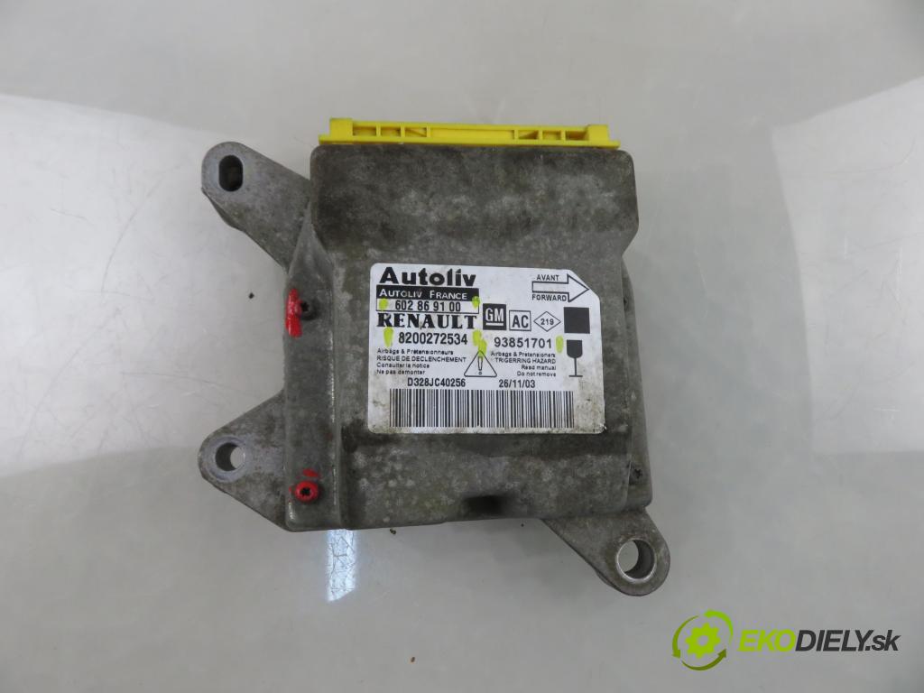 OPEL VIVARO A Skrzynia (X83) FURGON 2003 60,00 1.9 DI 80 - F9Q 762 1870,00 MODUL air BAG 93851701 ; 8200272534 ; 602869100