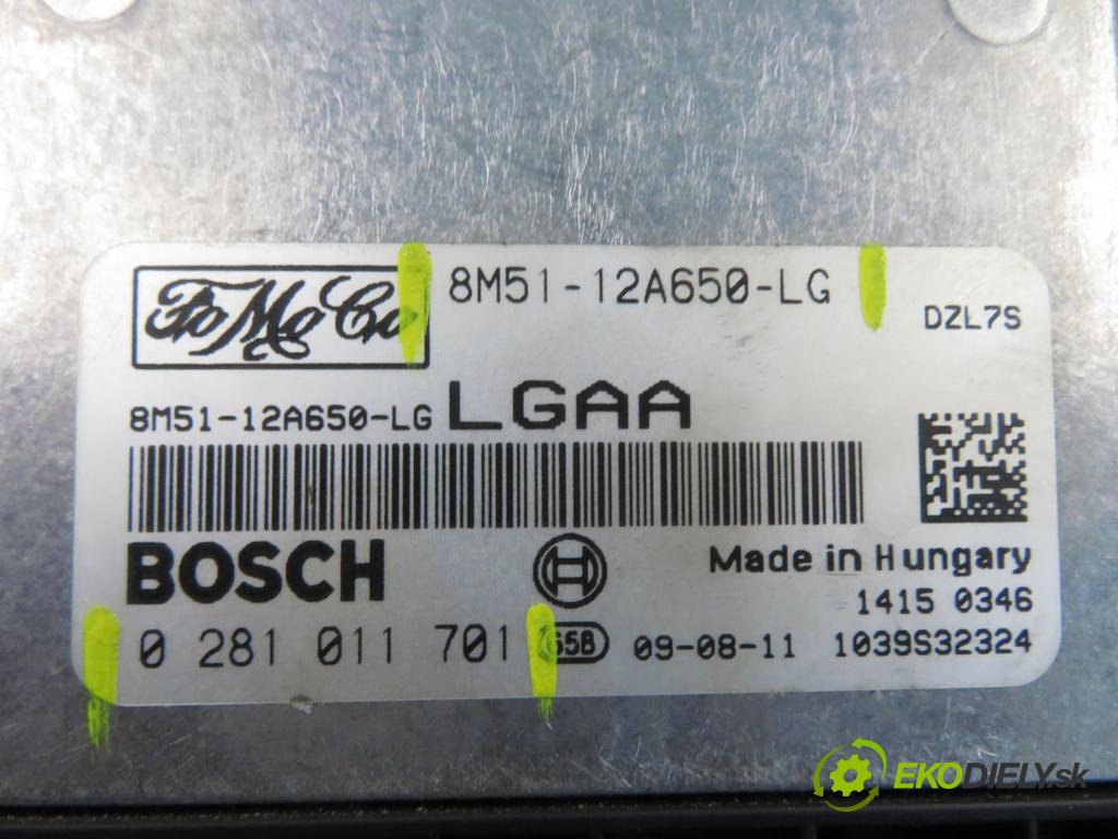 FORD FOCUS II (DA_, HCP) HB 2009 66,00 1.6 TDCi - GPDA 1560,00 řídící jednotka motora 8M5112A650LG ; 0281011701