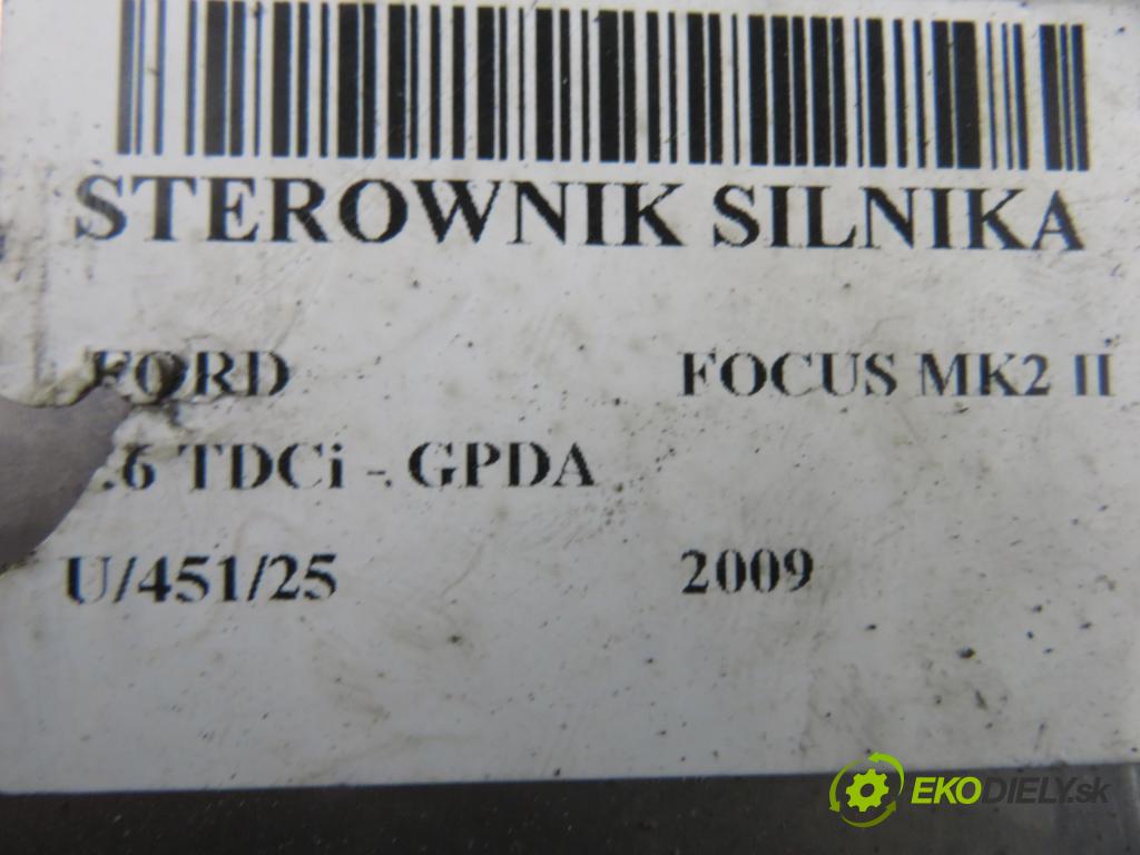 FORD FOCUS II (DA_, HCP) HB 2009 66,00 1.6 TDCi - GPDA 1560,00 řídící jednotka motora 8M5112A650LG ; 0281011701