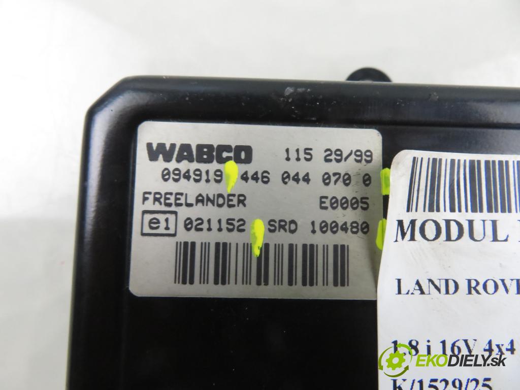 LAND ROVER FREELANDER (L314) SUV 2000 88,00 1.8 i 16V 4x4 - 18 K4F 1796,00 řídící jednotka ABS SRD100480 ; 4460440700
