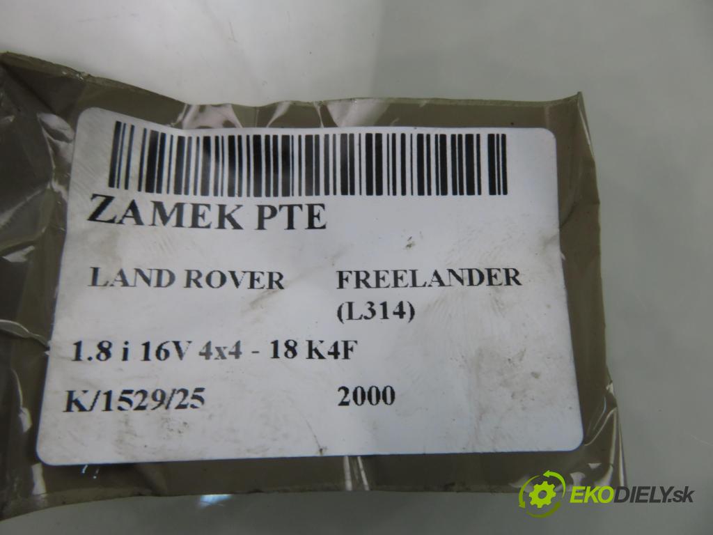 LAND ROVER FREELANDER (L314) SUV 2000 88,00 1.8 i 16V 4x4 - 18 K4F 1796,00 zámok PTE