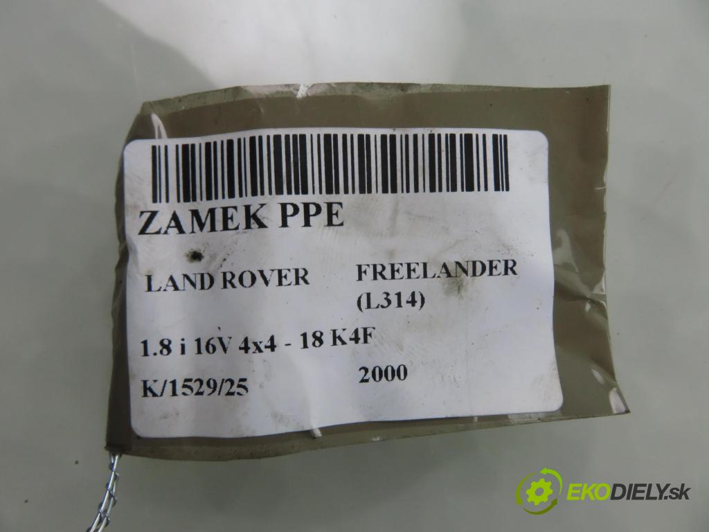 LAND ROVER FREELANDER (L314) SUV 2000 88,00 1.8 i 16V 4x4 - 18 K4F 1796,00 zámok PPE