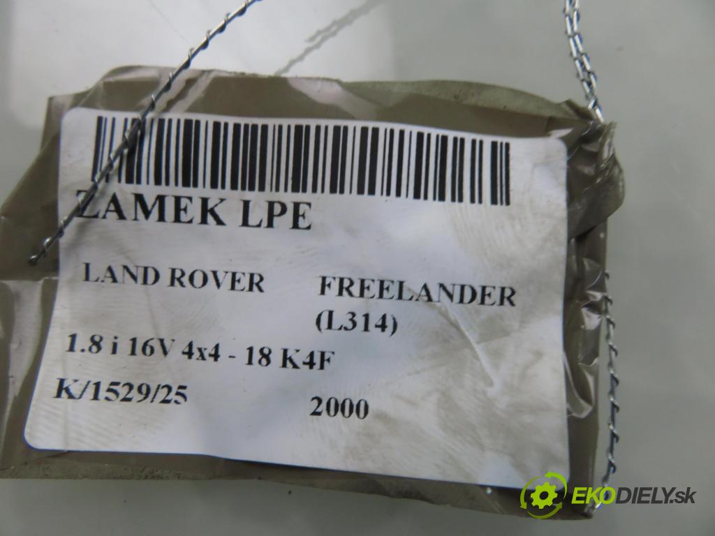 LAND ROVER FREELANDER (L314) SUV 2000 88,00 1.8 i 16V 4x4 - 18 K4F 1796,00 zámok