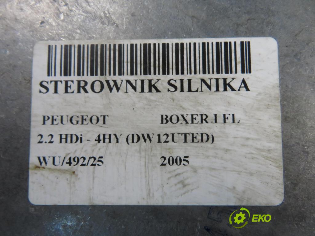 PEUGEOT BOXER Skrzynia (244) FURGON 2005 74,00 2.2 HDi - 4HY (DW12UTED) 2179,00 řídící jednotka motora 1332377080 ; 0281010345