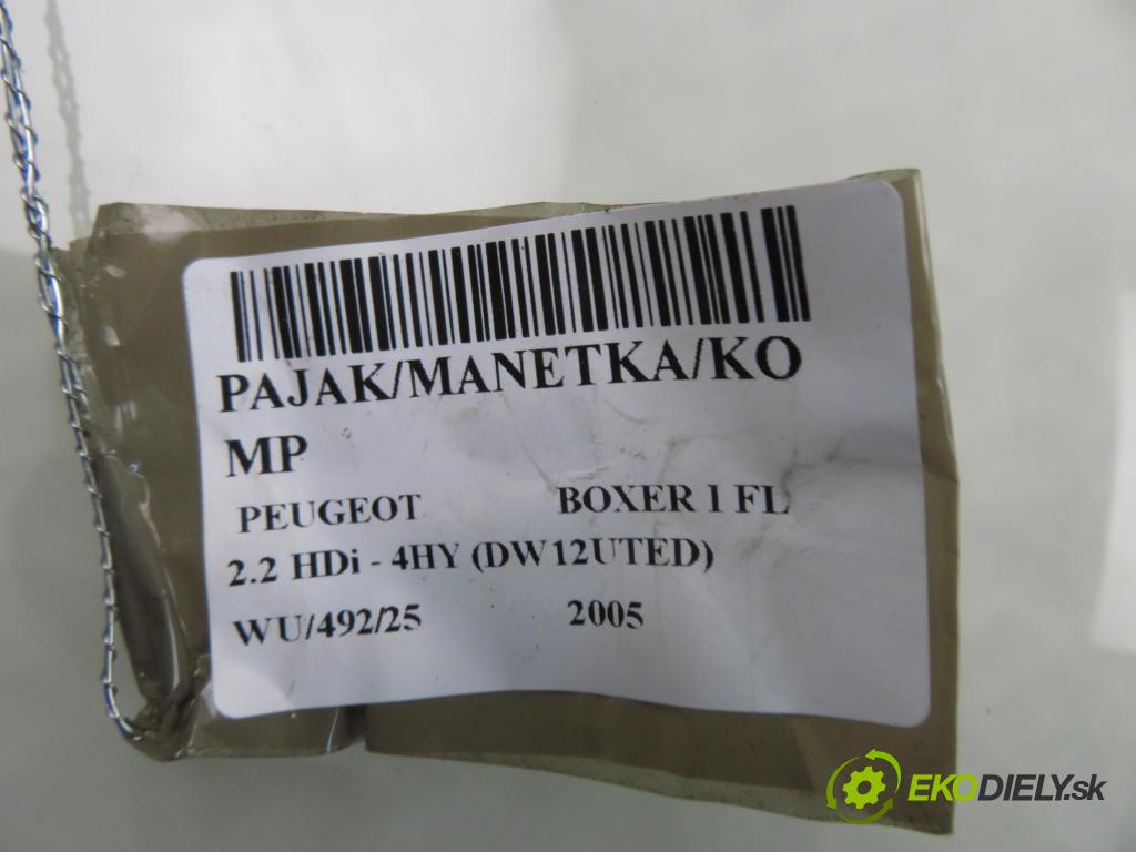 PEUGEOT BOXER Skrzynia (244) FURGON 2005 74,00 2.2 HDi - 4HY (DW12UTED) 2179,00 páčka/prepínač