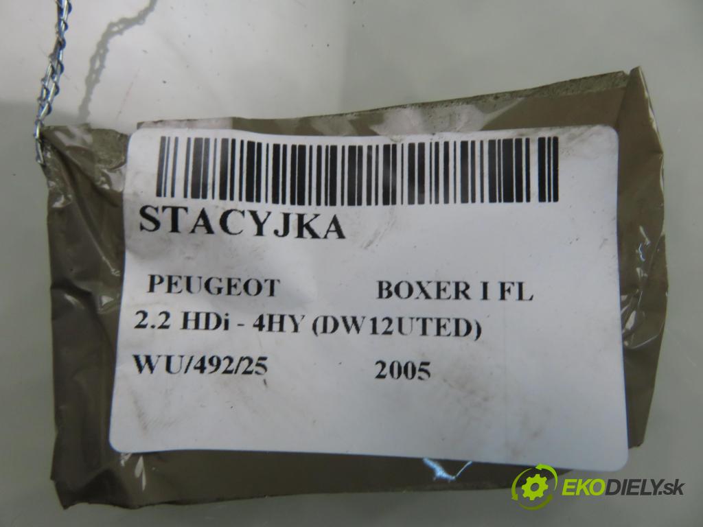 PEUGEOT BOXER Skrzynia (244) FURGON 2005 74,00 2.2 HDi - 4HY (DW12UTED) 2179,00 spinačka  (Spínacia skrinka)