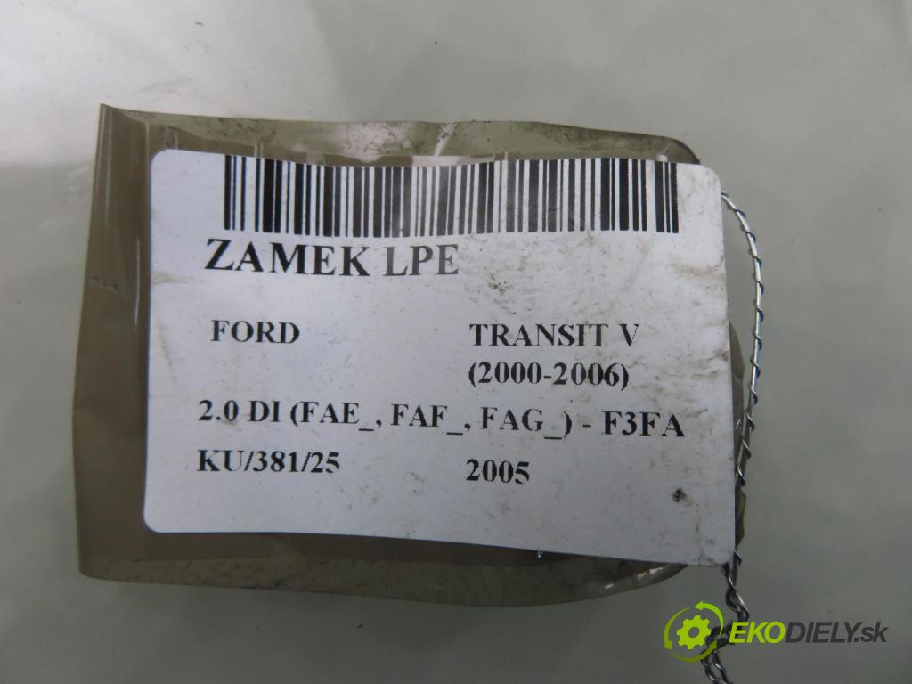 FORD TRANSIT Furgon (FA_ _) BUS 2005 63,00 2.0 DI 86 - F3FA 1998,00 zámok YC1AV21813BL