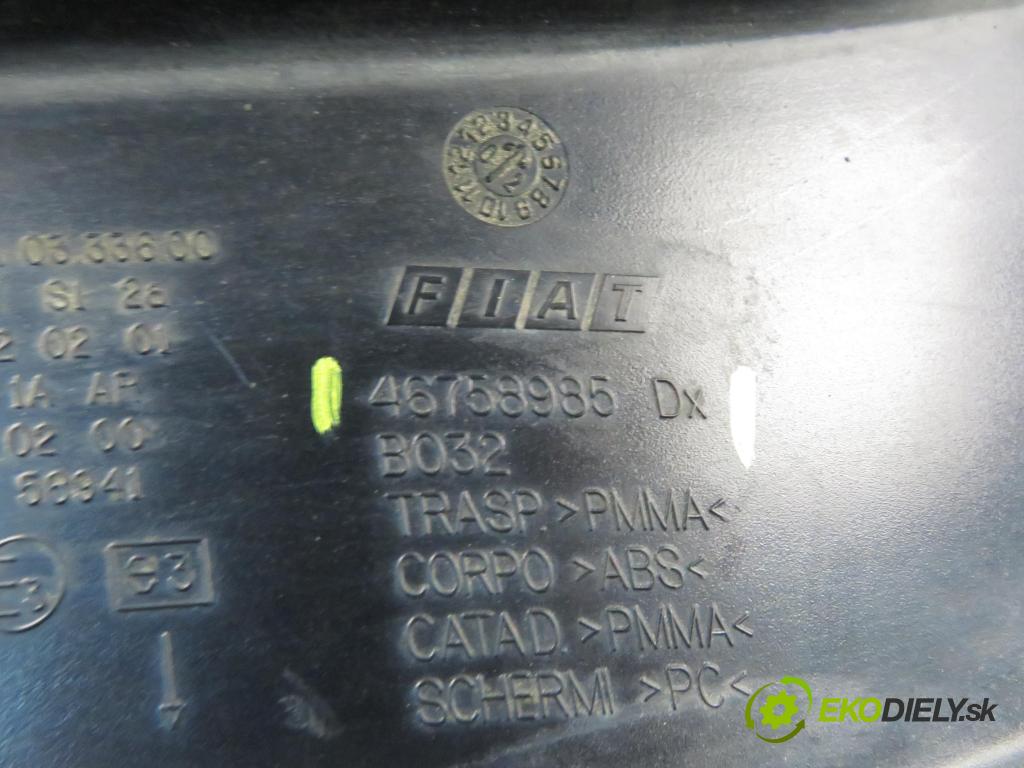 FIAT STILO (192_) HB 2002 59,00 1.2 16V 80 - 188 A5.000 1242,00 Svetlo pravé zadné 46758985 ; 46758985DX