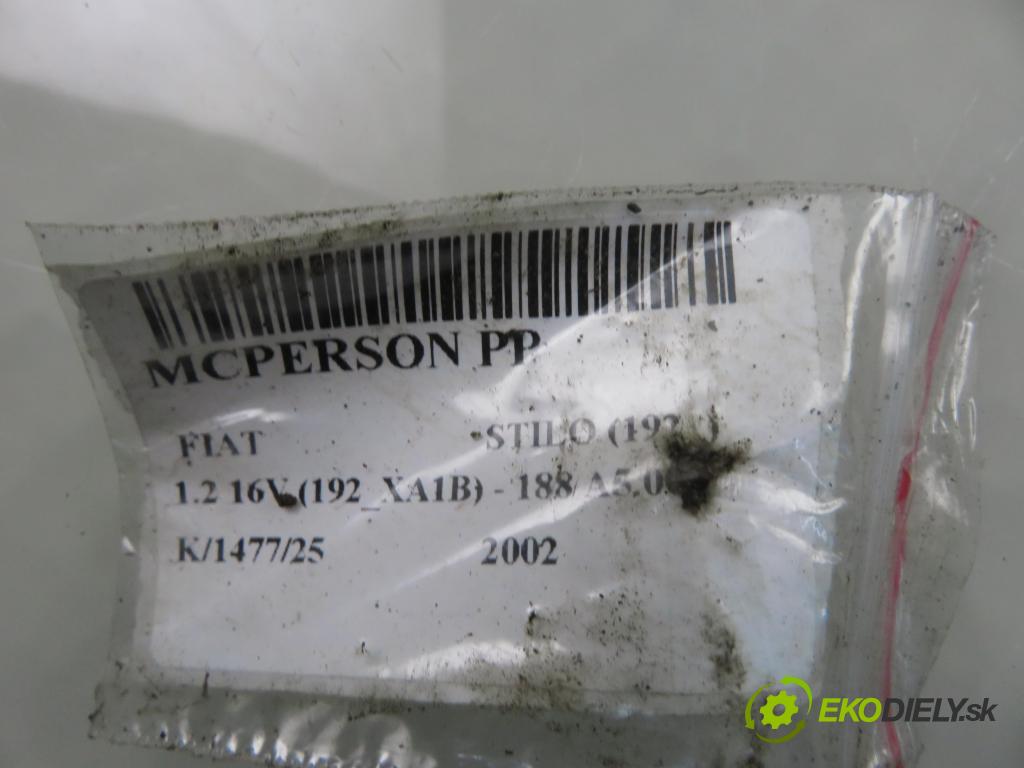 FIAT STILO (192_) HB 2002 59,00 1.2 16V 80 - 188 A5.000 1242,00 MCPERSON PP SSA10097
