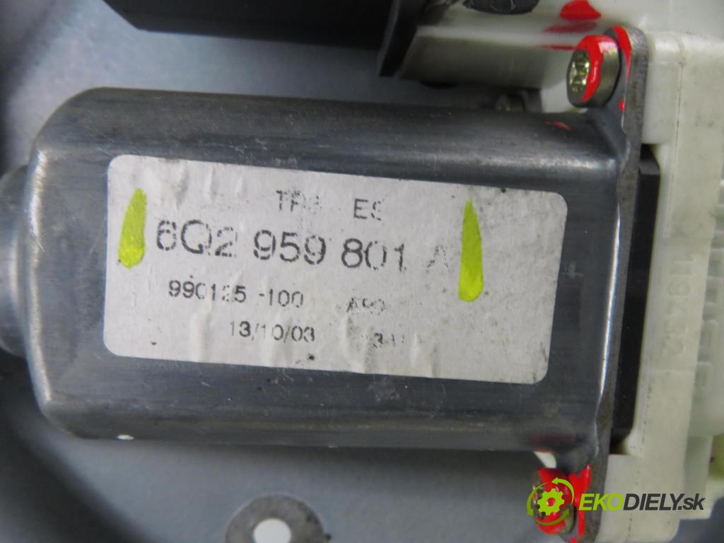 SEAT IBIZA III (6L1) HB 2003 74,00 1.9 TDI - ATD 1896,00 Mechanizmus okien 6Q2959801A