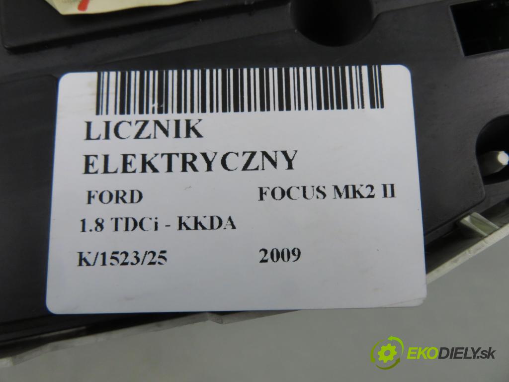 FORD FOCUS II (DA_, HCP) HB 2009 85,00 1.8 TDCi 115 - KKDA 1753,00 prístrojovka elektrický 8V4T10849GF ; VP8V4F10849GF
