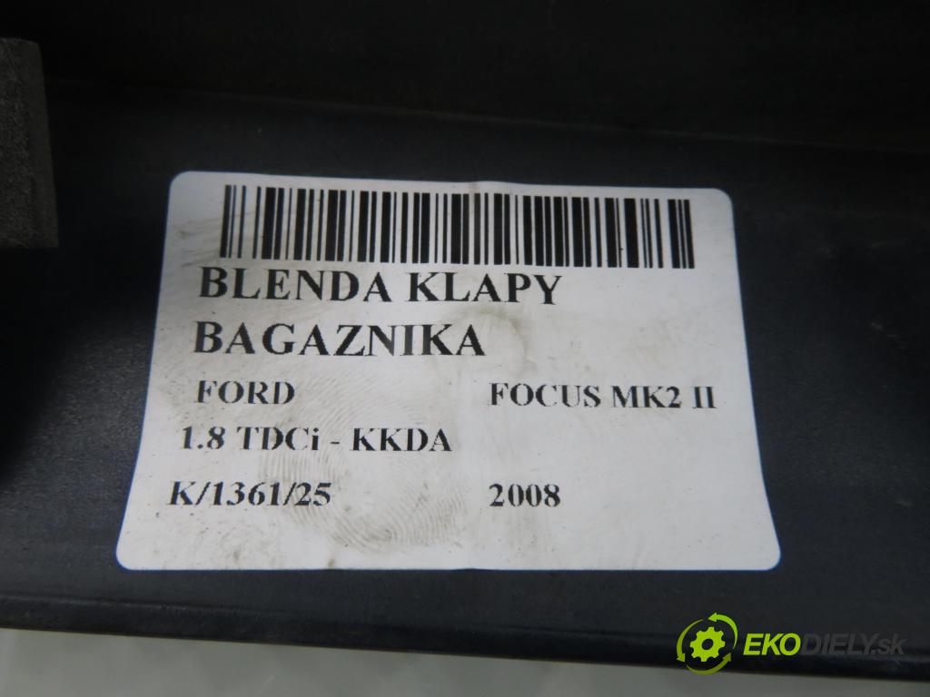 FORD FOCUS II (DA_, HCP) HB 2008 85,00 1.8 TDCi 115 - KKDA 1753,00 Zadné čelo dverí kufor 8M51A43404AC