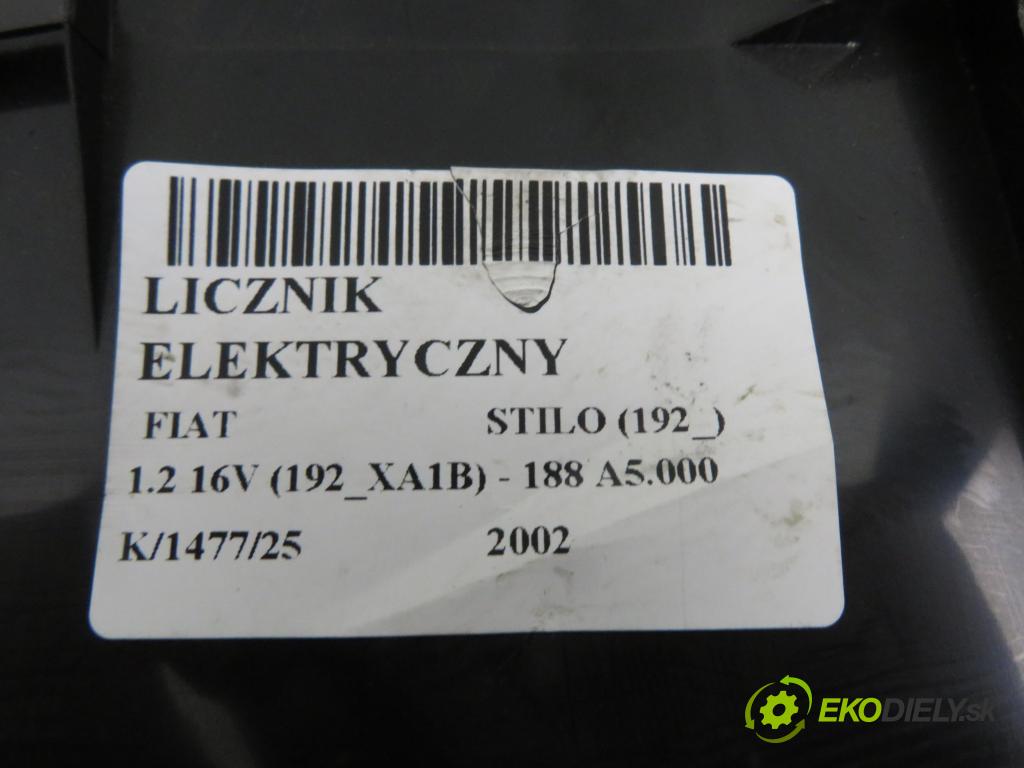 FIAT STILO (192_) HB 2002 59,00 1.2 16V 80 - 188 A5.000 1242,00 prístrojovka elektrický 46750595 ; 1FCF10849AG
