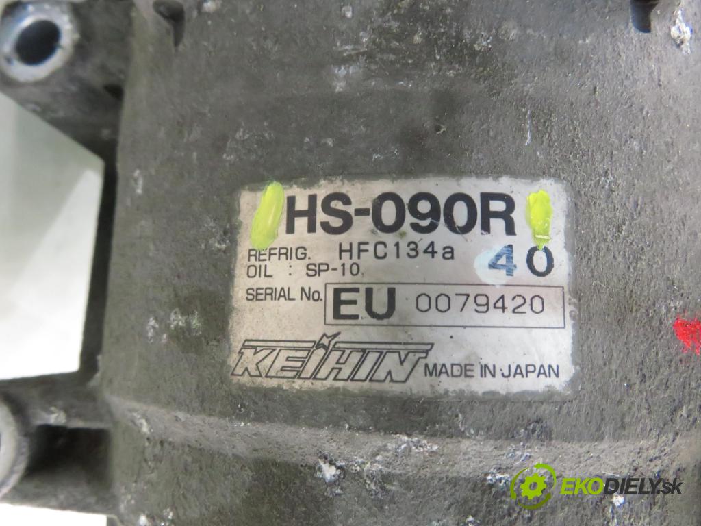 HONDA JAZZ II (GD_, GE3, GE2) HB 2004 61,00 1.3 (GD1) - L13A1 1339,00 KOMPRESOR: klimatizácie HS090R (Kompresor klimatizácie)