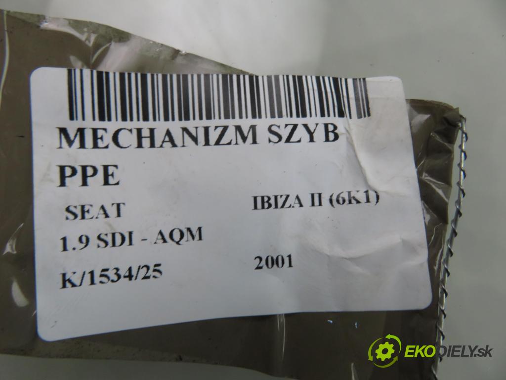 SEAT IBIZA II (6K1) HB 2001 50,00 1.9 SDI - AQM 1896,00 Mechanizmus okien 6K4837402S