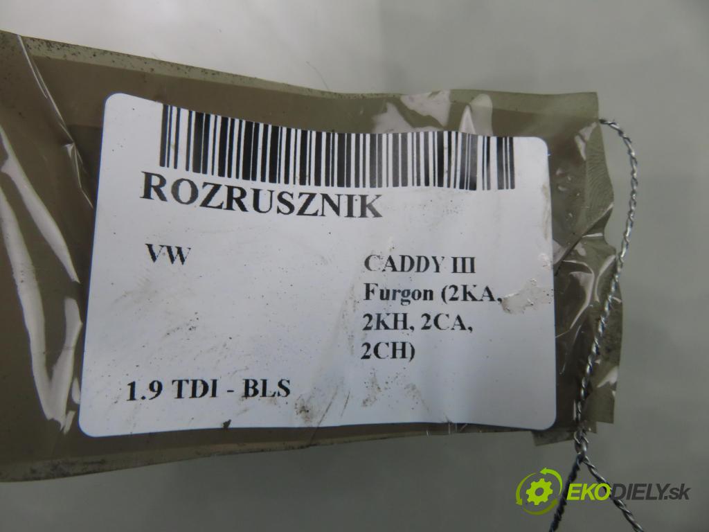 VW CADDY III Furgon (2KA, 2KH, 2CA, 2CH) FURGON 2007 77,00 1.9 TDI - BLS 1896,00 startér 0001123012 (Startér)