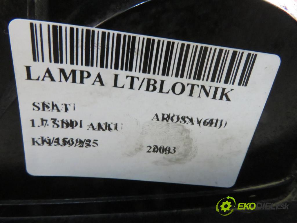 SEAT AROSA (6H) HB 2003 44,00 1.7 SDI - AKU 1716,00 Svetlo ľavé zadné 6H0945111E