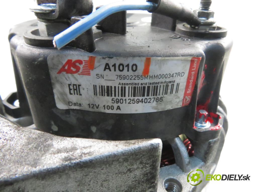 OPEL ZAFIRA A Nadwozie Wielkopojemne (MPV) (T98)  MINIVAN 2001 60,00 2.0 DI 16V - X 20 DTL 1995,00 Alternátor A1010 (Alternátor)