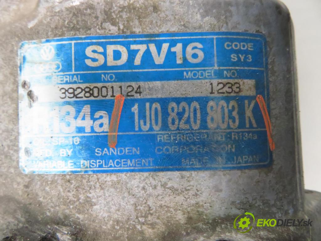 SEAT IBIZA II (6K1) HB 2001 50,00 1.9 SDI - AQM 1896,00 KOMPRESOR: klimatizácie 1J0820803K (Kompresor klimatizácie)