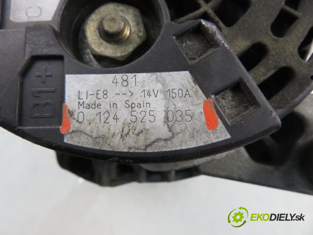 PEUGEOT 307 Break (3E) KOMBI 2004 0,00 2.0 HDi 135 - RHR (DW10BTED4) 1997,00 Alternátor 9646321880 ; 0124525035 (Alternátor)