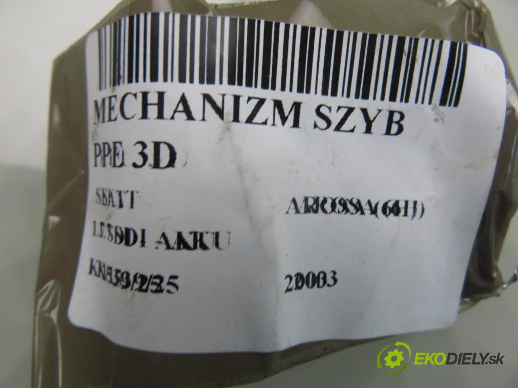 SEAT AROSA (6H) HB 2003 44,00 1.7 SDI - AKU 1716,00 Mechanizmus okien 3D