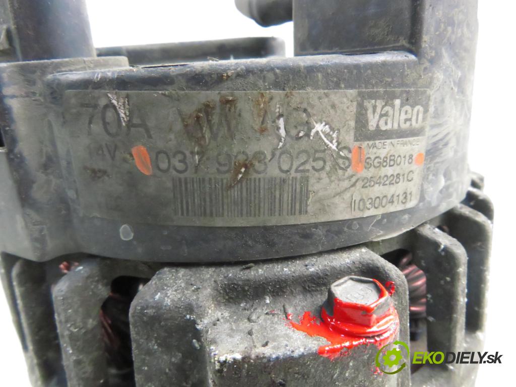 VW LUPO (6X1, 6E1) HB 2004 37,00 1 - AUC 999,00 Alternátor 037903025S ; SG8B018 (Alternátor)